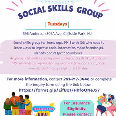 Social Skills Group (TeamUP Counseling)