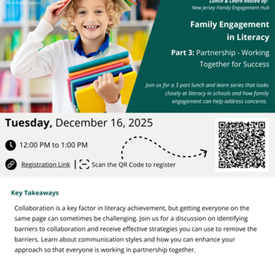 Family Engagement in Literacy Part 3: Partnership - Working Together for Success