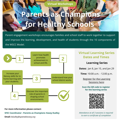 Parents as Champions for Healthy Schools Learning Series