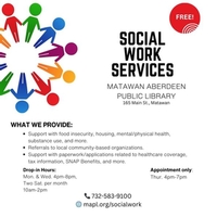 Matawan Aberdeen Public Library Social Work Services