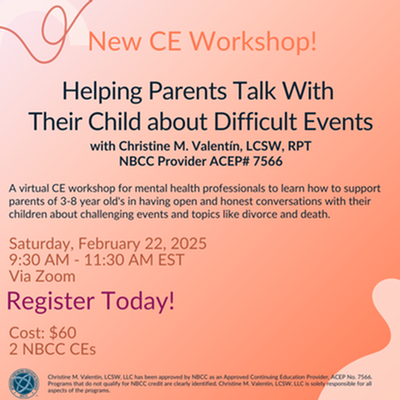 Helping Parents Talk with Their Child About Difficult Events