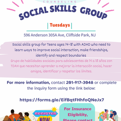 Social Skills Group (TeamUP Counseling)