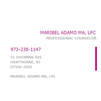 Maribel Adamo, MA, LPC